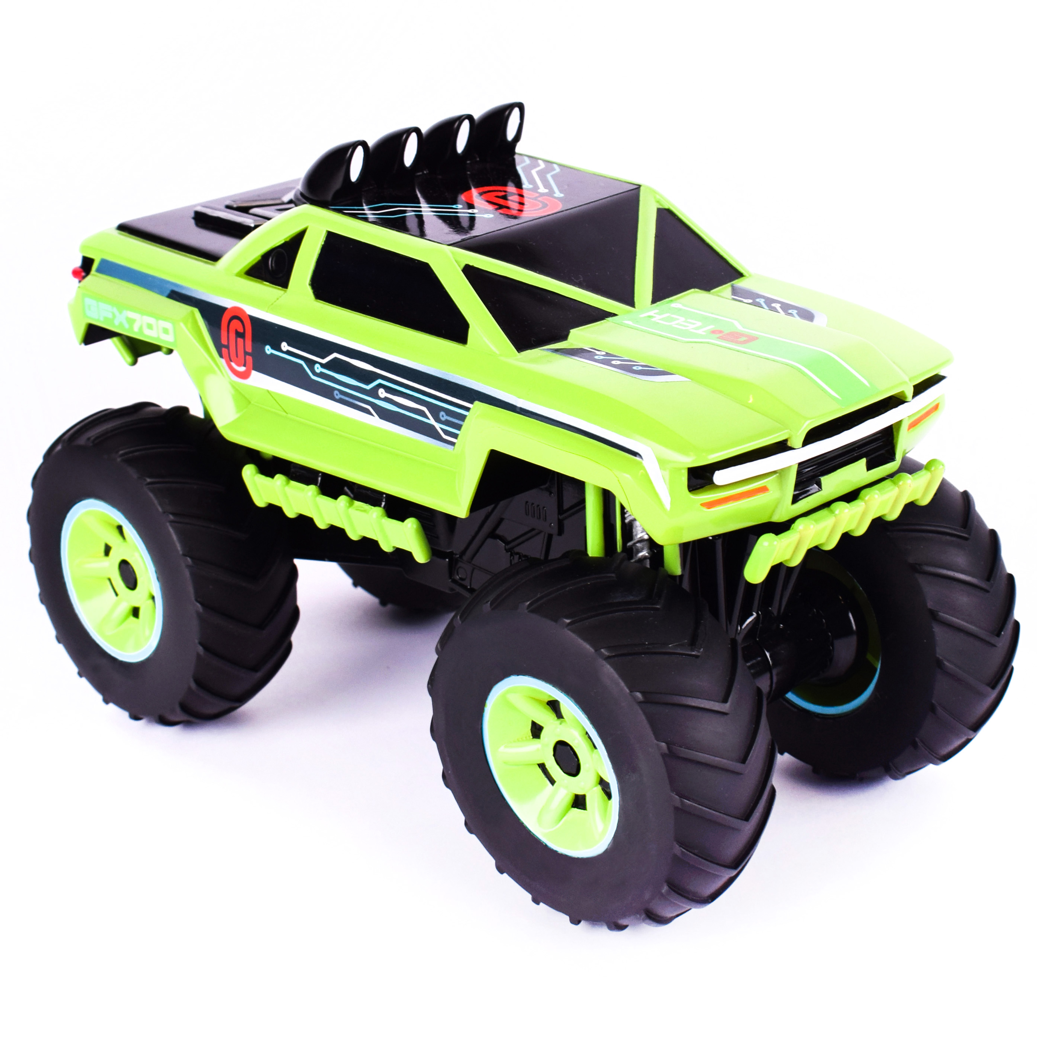 Maxx Action Motorized Green Monster Truck with Lights & Sounds ...