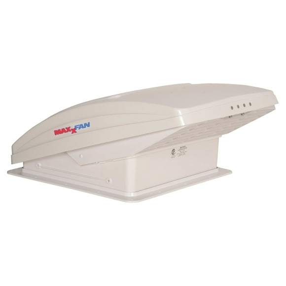 Maxx Air 14in Duct MaxxFan Ventilation Fan, 3-Speed for RV - White