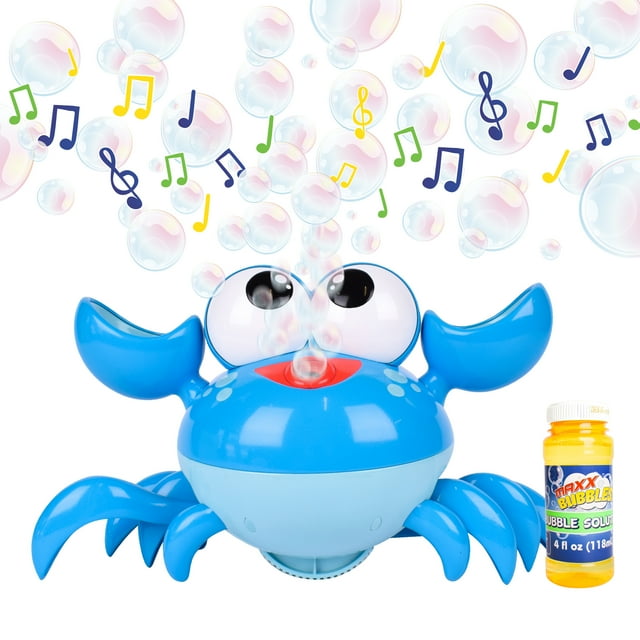 Maxx Bubbles Dancing Crab Walking Bubble Blower Toy for Kids with