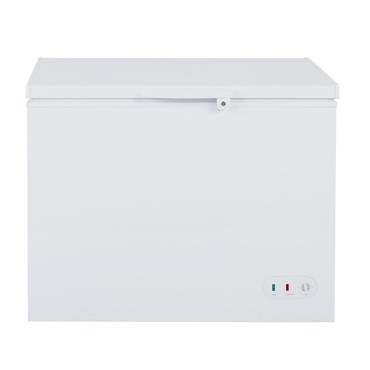 Maxx Cold Chest Freezer with Solid Top, 50"W, 12.7 cu. ft. Storage Capacity, Locking Lid, Garage Ready, in White (MXSH12.7SHC)