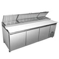 thumbnail image 1 of Maxx Cold Food Service Pizza Prep Table 30.87 Cubic Ft Commercial Refrigerator, Stainless Steel, 1 of 4