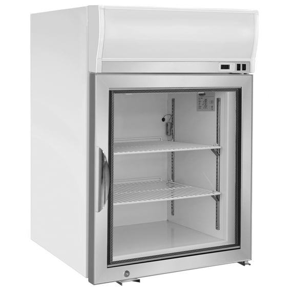 Maxx Cold Merchandiser Freezer, Countertop, 24.4"W, 4.2 cu. ft. Storage Capacity, in White (MXM1-4FHC)