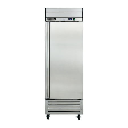 Maxx Cold V-Series 1 Door Reach-In Freezer, Bottom Mount, 27"W, 19 cu. ft. Storage Capacity, in Stainless Steel (MVF-23FDHC)