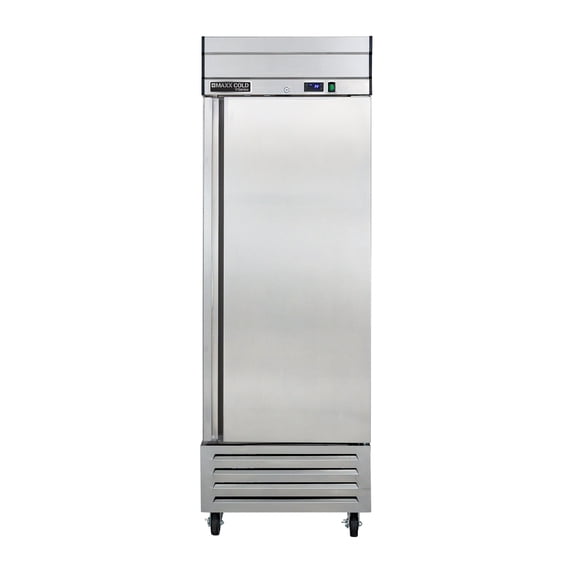 Maxx Cold V-Series 1 Door Reach-In Freezer, Bottom Mount, 27"W, 19 cu. ft. Storage Capacity, in Stainless Steel (MVF-23FDHC)