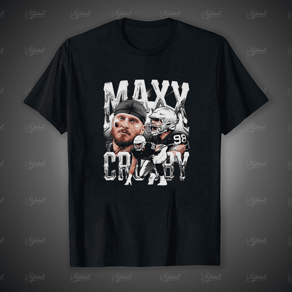Maxx Crosby #98 in a Vintage 90s Defensive End Retro Fan Style Unisex T-Shirt, for men & women, up to size 5XL