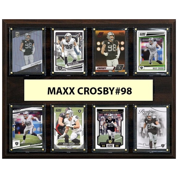 Maxx Crosby Las Vegas Raiders 12" x 15" Trading Card Plaque