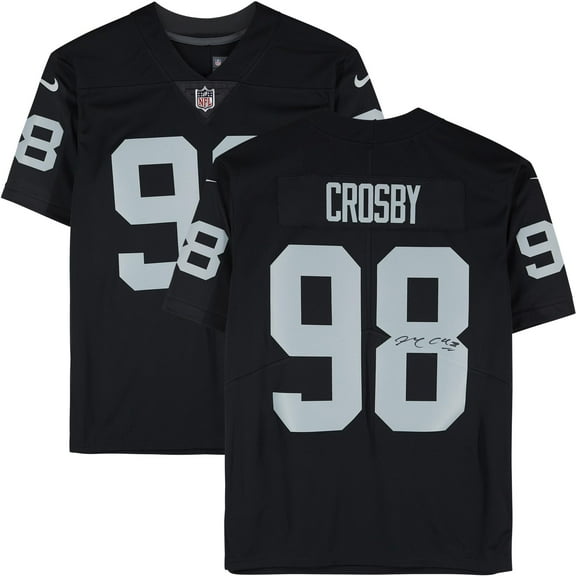 Maxx Crosby Las Vegas Raiders Autographed Black Limited Jersey - Fanatics Authentic Certified