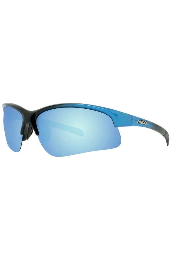 Domain HD Lenses Black-to-Blue Frame Sports Sunglasses