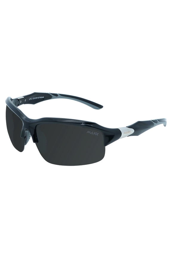 Eyewear Surge Sport Sunglasses with Flexible Temples and Smoke Lens