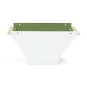 Maxx Flo Outlet - Over sized Downspout Outlet 5 inch, LOW GLOSS WHITE