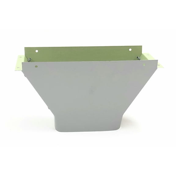 Maxx Flo Outlet - Oversized Downspout Outlet (6 inch, PEARL GREY)