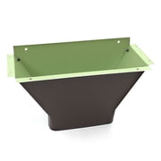 Maxx Flo Outlet - Oversized Downspout Outlet 6 inch, ROYAL BROWN