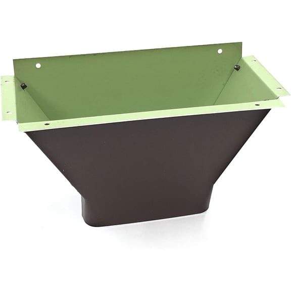 Maxx Flo Outlet - Oversized Downspout Outlet (6 inch, Royal Brown)