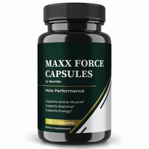 Maxx Force Original MaxxForce Capsules with a Natural Daily Blend for Wellness |Clean, Gentle, Easy-to-Swallow Pills (60 Capsules)