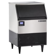 Maxx Ice Intelligent Series Self-Contained Ice Machine, 199 lbs, Half Dice Ice Cubes, with 75 lbs Built-in Ice Storage Bin, in Stainless Steel with Black Trim MIM200NH