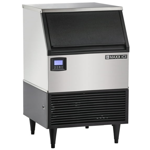 Maxx Ice Intelligent Series Self-Contained Ice Machine, in Stainless Steel/Black Trim (MIM260N)