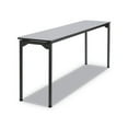 thumbnail image 1 of Maxx Legroom Rectangular Folding Table 72w x 18d x 29-1/2h, Gray/Charcoal, 1 of 4