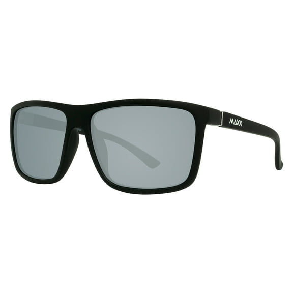Maxx Reaction Smoke Lenses Rubberized Black Frame Lifestyle Sunglasses