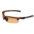 thumbnail image 1 of Maxx Storm Half Framed Motorcycle Sunglasses TR90 Tortoise Frame w/ HD Amber Lenses, 1 of 2