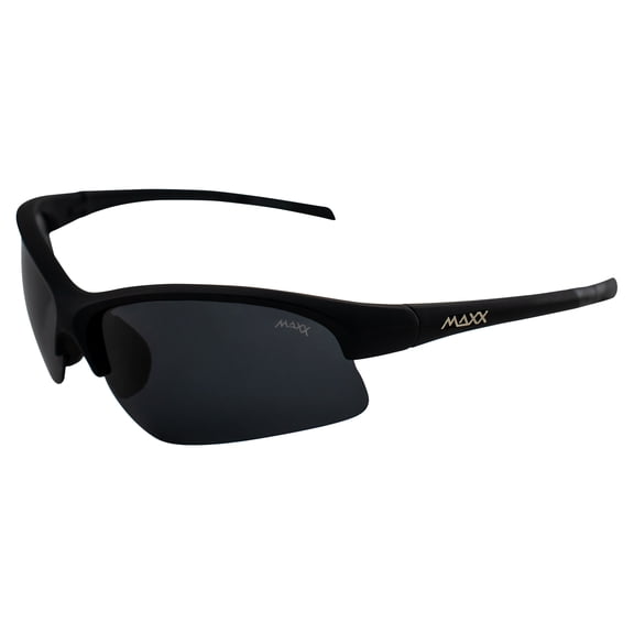 Maxx Sunglasses 2017 TR90 Maxx Domain Black Polarized Smoke Lens