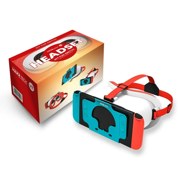 Maxx Tech VR Switch Headset V2 designed for Switch & Switch OLED with adjustable lens & strap