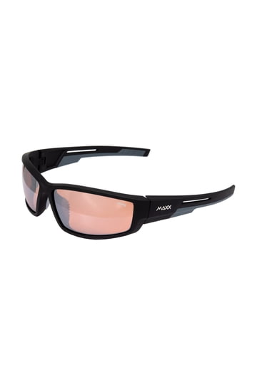 2 Maxx SS1 Sport Motorcycle Padded Sunglasses Black Frame