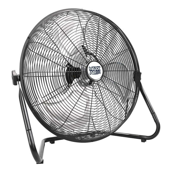 MaxxAir 20 in. 3-Speed Tilting High Velocity Floor Fan