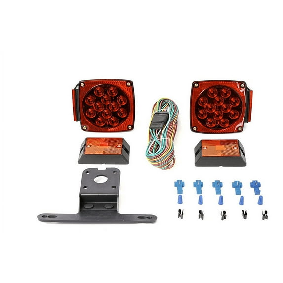 MaxxHaul 70205 All LED Submersible Trailer Light Kit fits Boat - 12V