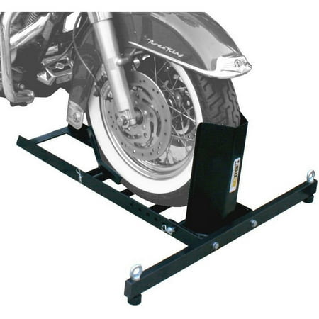 MaxxHaul 70271 Adjustable Motorcycle Wheel Chock Stand Heavy Duty 1800lb Weight Capacity