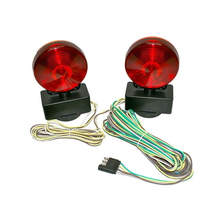 MaxxHaul 80778 - 12V Magnetic Towing Light Kit - Dual Sided for RV, Boat, Trailer and More - DOT Approved