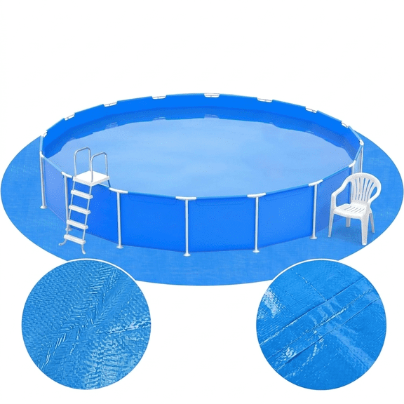 Maxxmarket Premium 13.1 ft Round Above-Ground Pool Ground Cloth – Waterproof, UV-Resistant Protective Mat for Outdoor Pools