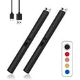 thumbnail image 1 of MaxxMarket 2 PCS Candle Lighter,Windproof Flameless Electric Lighter with LED Power Display ＆ Safety Switch, Upgraded Plasma USB Rechargeable Lighters for Birthday Camping BBQ (Black), 1 of 14