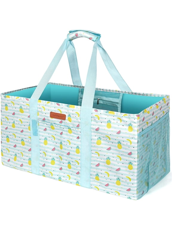 Beach Tote,Utility Tote, Extra Large Utility Tote Bag, Reusable Grocery Bags Foldable, Large Tote Bag With Handles Shopping Bags for Beach, Groceries, Picnic, Laundry