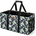 thumbnail image 1 of MaxxMarket Extra Large Reusable Grocery Bag Carrier with Handle, Thirty One Utility Tote Foldable for Shopping and Beach, 1 of 13