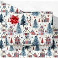 thumbnail image 1 of MaxxMarket Rustic Christmas Wrapping Paper for Kids Adults - Vintage Holiday Gift Wrap with Plaid Farmhouse, Stars, and Pine Trees - 4 Jumbo Sheets, 28" x 40" Each (31 sq. ft ttl), Easy to Store, 1 of 15