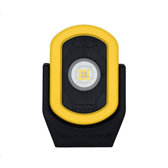 Maxxeon MXN00812 Cyclops WorkStar Rechargeable 720 Lumen LED Work Light, Yellow