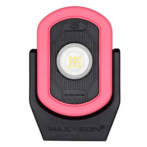 Maxxeon Workstar 815 CYCLOPS 720 Lumen USB-C Rechargeable Work light with Magnetic Base - Pink