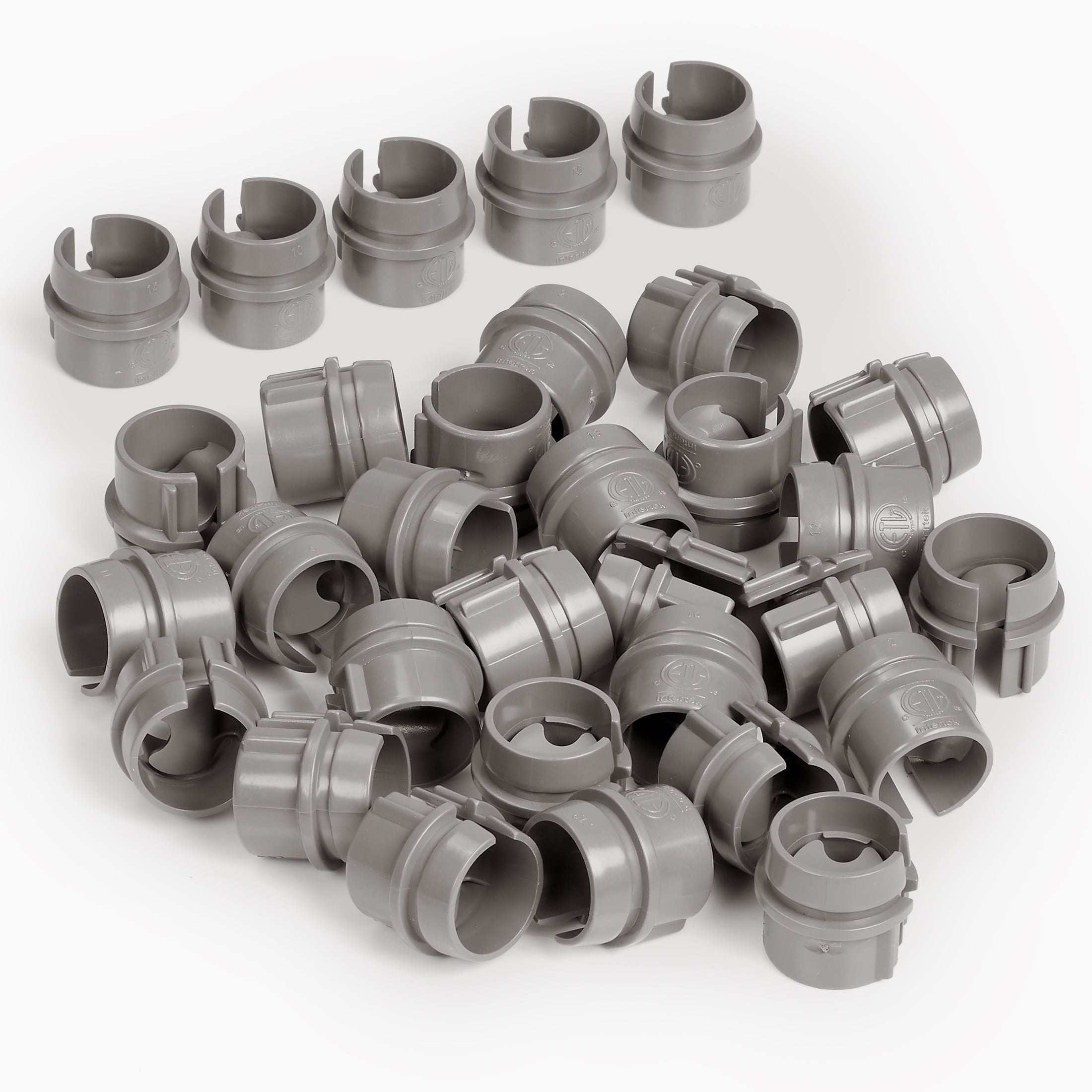 Maxxima 1/2 in. Plastic Non-Metallic Snap In Box Wire Connector for NM Sheathed Cable (200 Pack)