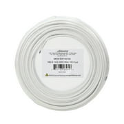 Maxxima 100 Ft. 14/2 White NM-B Solid Copper W/G Electrical Wire, Non Metallic Cable, Outlets & Switches