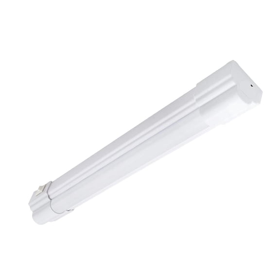 Maxxima 12 in. LED Under Cabinet Bar Light, Linkable, 600 Lumens, 3000K Warm White, White, On/Off Switch