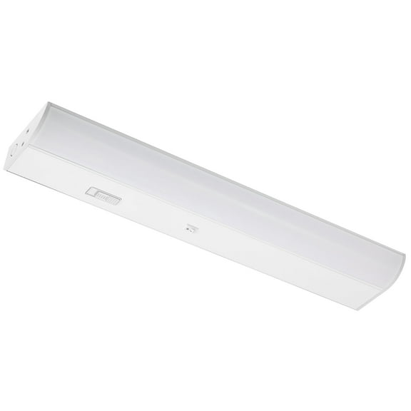 Maxxima 18 in. LED Under Cabinet Light, Hardwired, 700 Lumens, 5 CCT 2700K - 5000K, White, On/Off Switch
