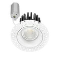 thumbnail image 1 of Maxxima 2 in. 5 CCT Adjustable LED Slim Trimless Eyeball Gimbal Downlight, 600 Lumens, Color Selectable 2700K-5000K, 360° Rotation, 1 of 12