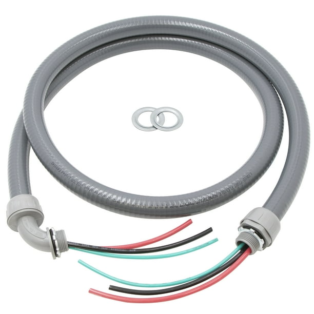 Maxxima 3/4 in. x 6 ft. Liquid Tight Non Metallic PVC Connector Conduit