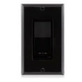 thumbnail image 1 of Maxxima 3-Way / Single Pole Decorative LED Dimmer Rocker Switch, 600 Watt, Wall Plate Included, Black, 1 of 4