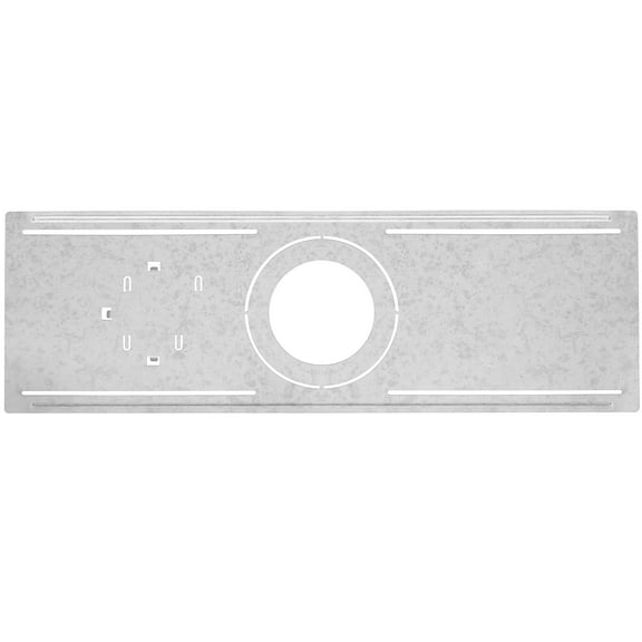 Maxxima 4" & 6" Slim LED Downlight Rough-in Plate, New Construction Mounting Metal Plate, 10 Pack