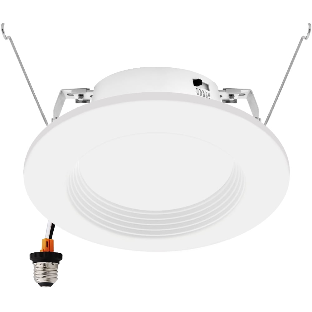 7.35-Inch White Aluminum LED Recessed Downlight