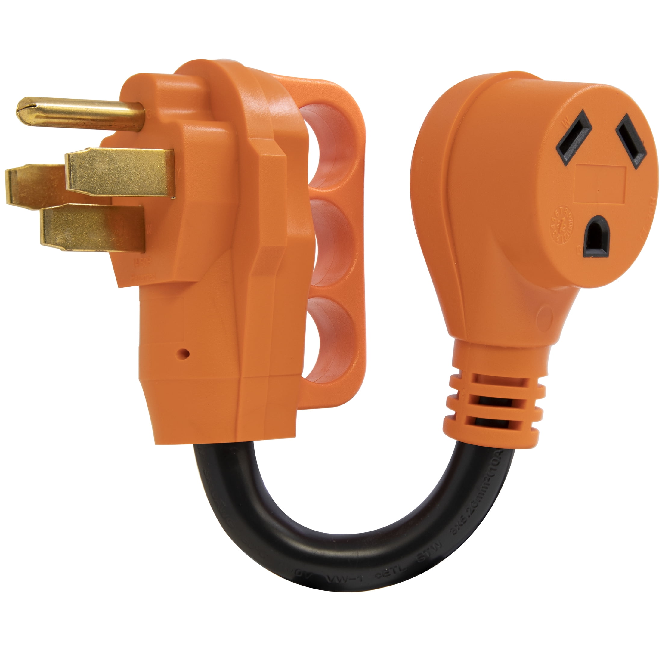 Maxxima 50 Amp to 30 Amp RV Adapter Heavy Duty Electrical Dogbone