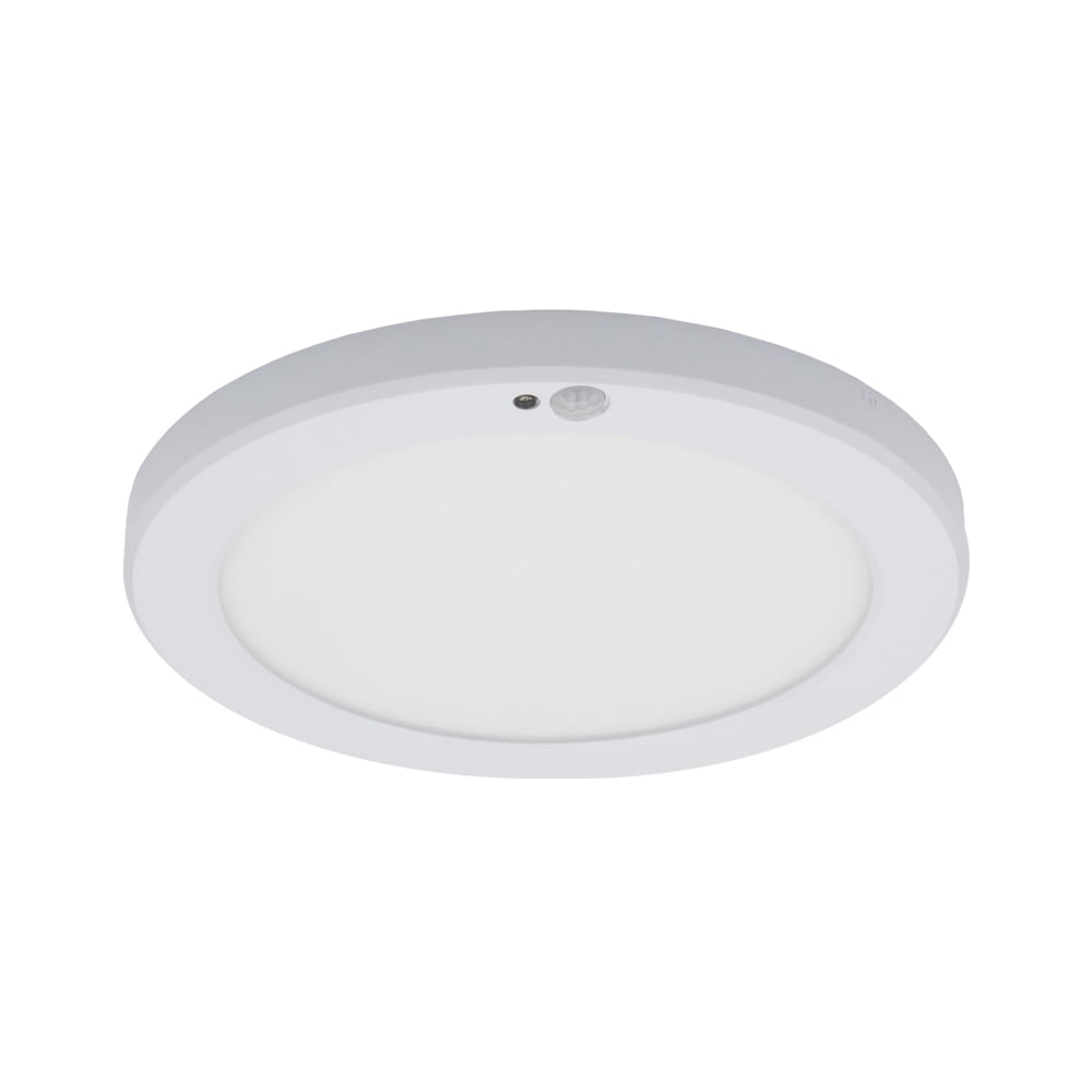 9-Inch White Aluminum LED Motion Sensor Ceiling Light
