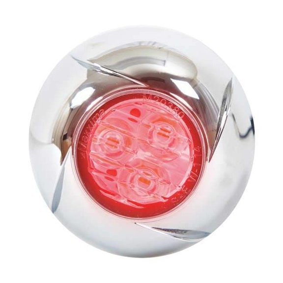 Maxxima Auxiliary Warning Light,LED,500mA,Red M20380RCL-SP