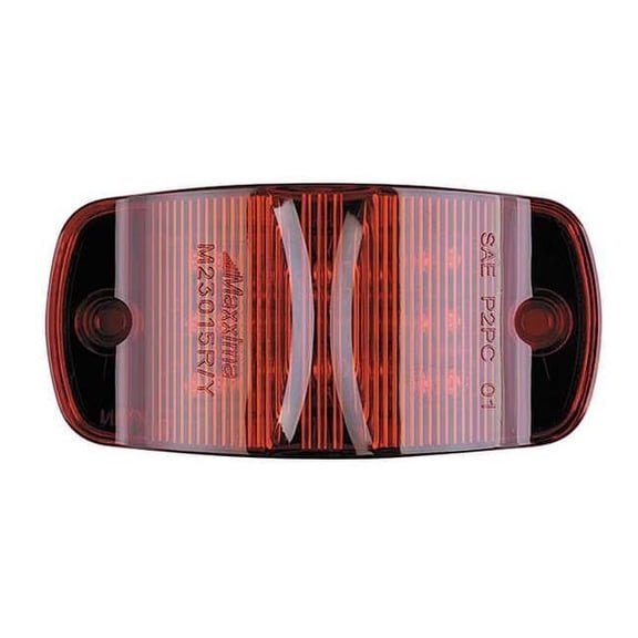 Maxxima Clearance Light, LED, Red, Surface, Oval, 4 L M23015R